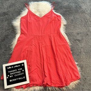 GAP Red Patterned Dress | Women’s Large